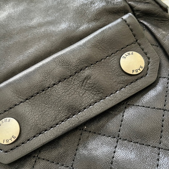 Frye Samantha Quilted Black Hobo purse - Picture 2 of 7